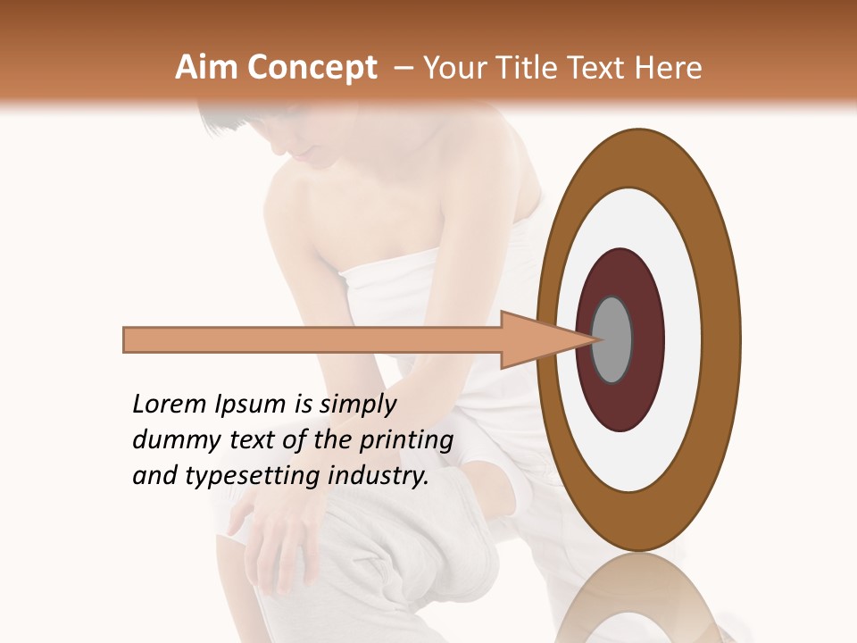 A Woman Getting A Massage From A Man On A Bed PowerPoint Template