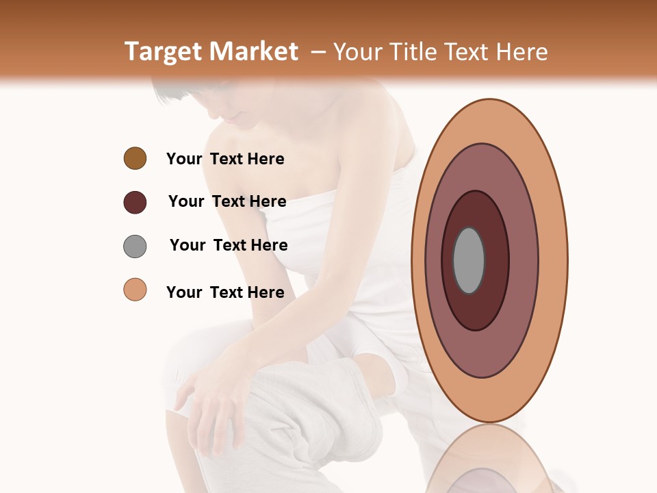 A Woman Getting A Massage From A Man On A Bed PowerPoint Template