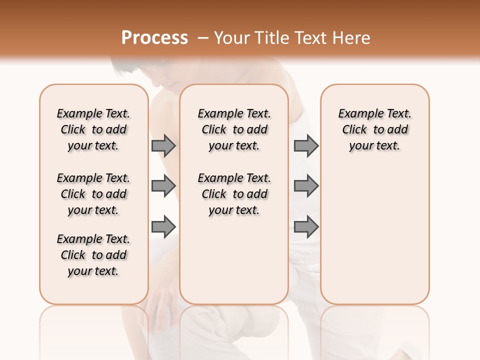 A Woman Getting A Massage From A Man On A Bed PowerPoint Template