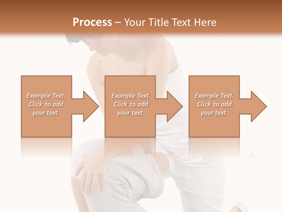 A Woman Getting A Massage From A Man On A Bed PowerPoint Template