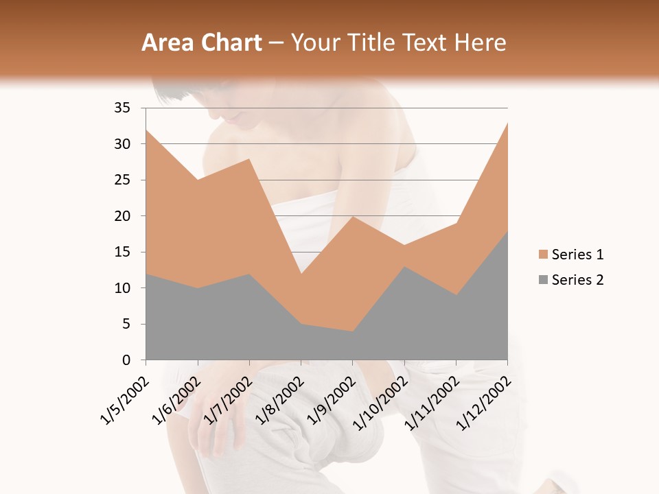 A Woman Getting A Massage From A Man On A Bed PowerPoint Template