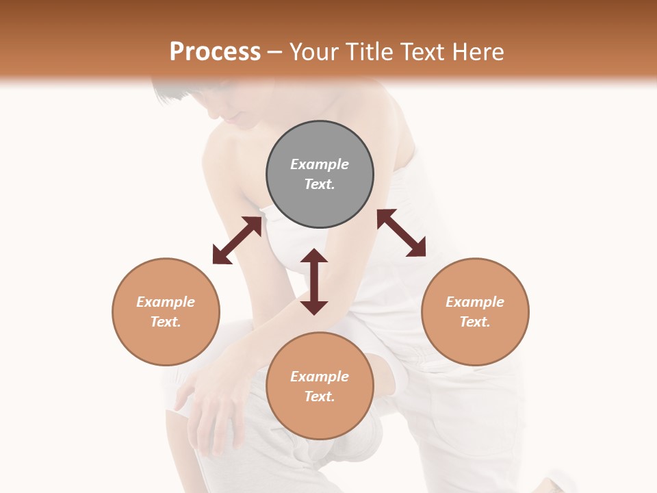A Woman Getting A Massage From A Man On A Bed PowerPoint Template