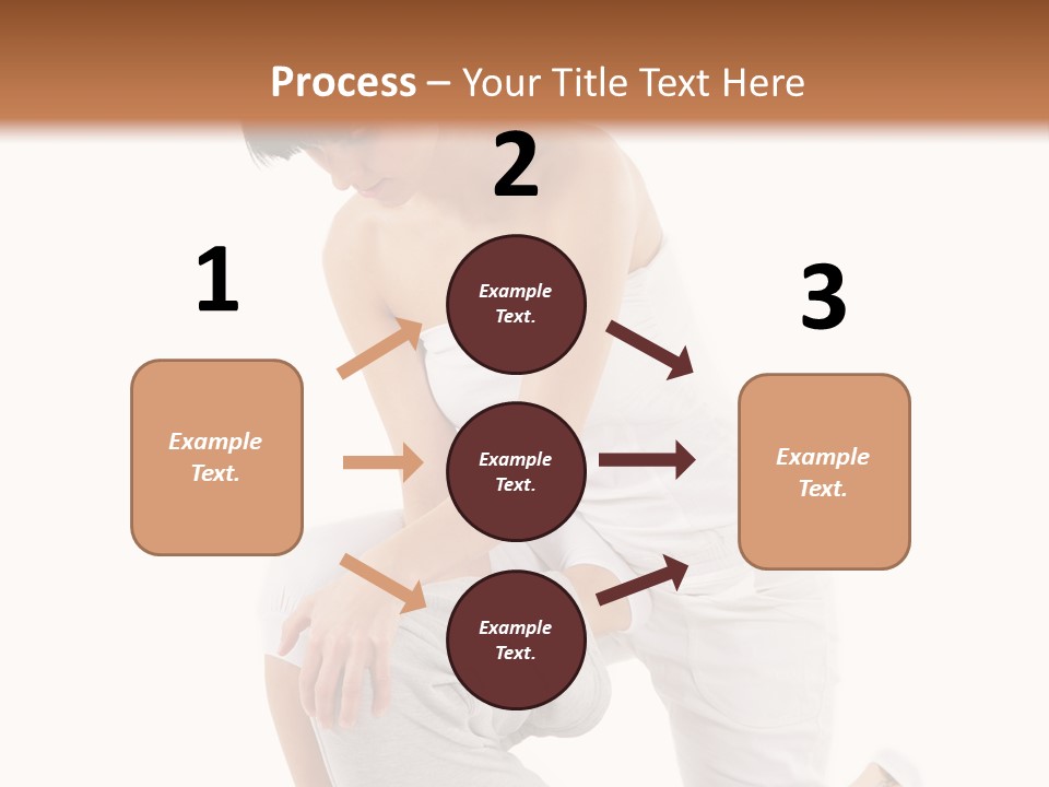 A Woman Getting A Massage From A Man On A Bed PowerPoint Template