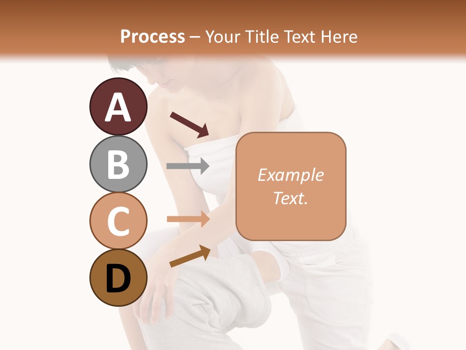A Woman Getting A Massage From A Man On A Bed PowerPoint Template
