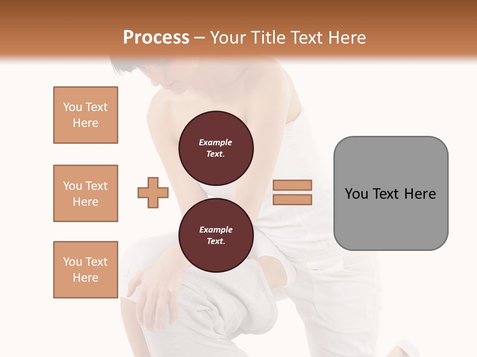 A Woman Getting A Massage From A Man On A Bed PowerPoint Template
