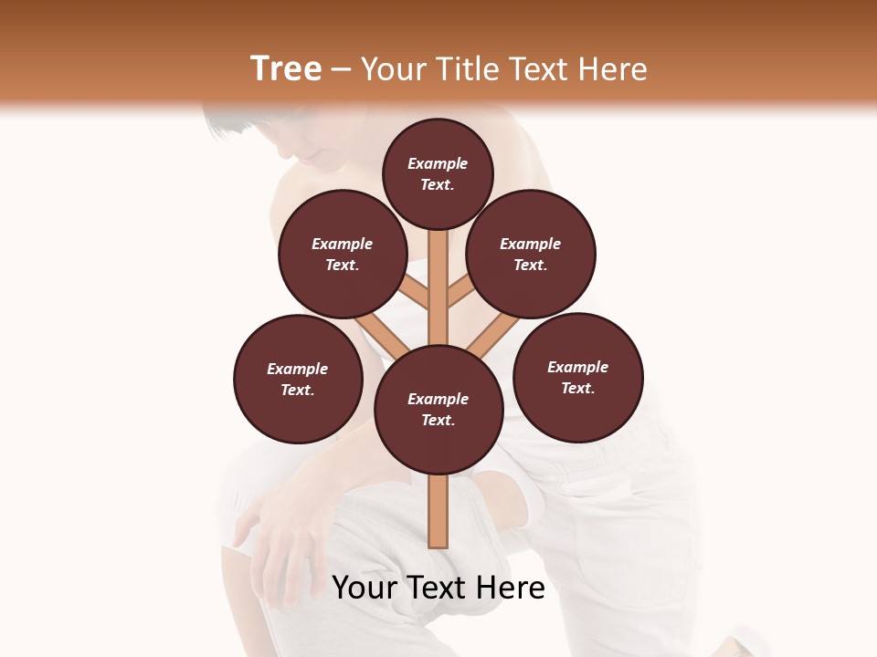 A Woman Getting A Massage From A Man On A Bed PowerPoint Template
