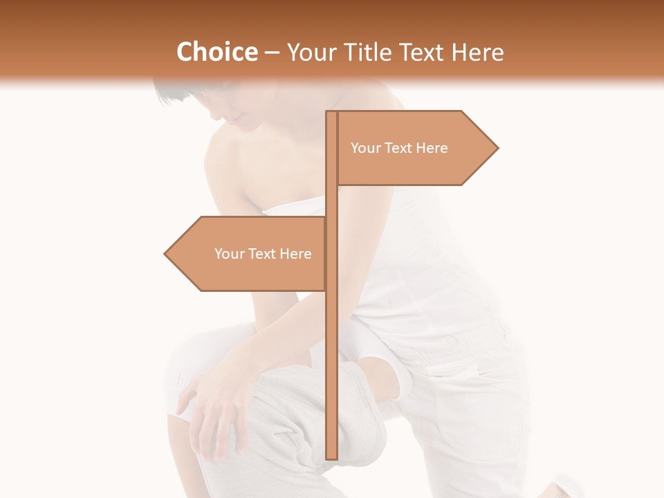 A Woman Getting A Massage From A Man On A Bed PowerPoint Template