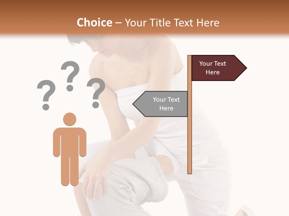 A Woman Getting A Massage From A Man On A Bed PowerPoint Template