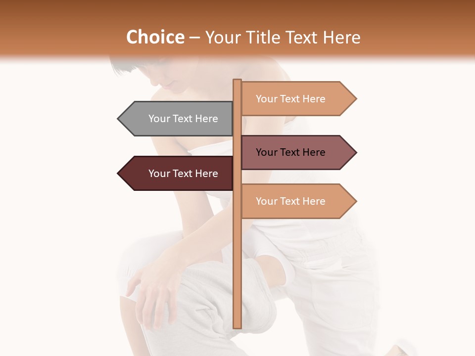 A Woman Getting A Massage From A Man On A Bed PowerPoint Template