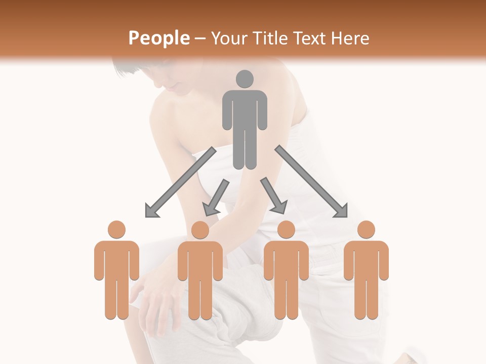 A Woman Getting A Massage From A Man On A Bed PowerPoint Template