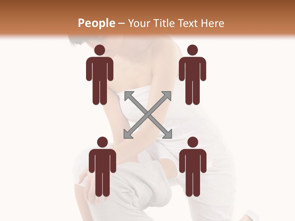 A Woman Getting A Massage From A Man On A Bed PowerPoint Template