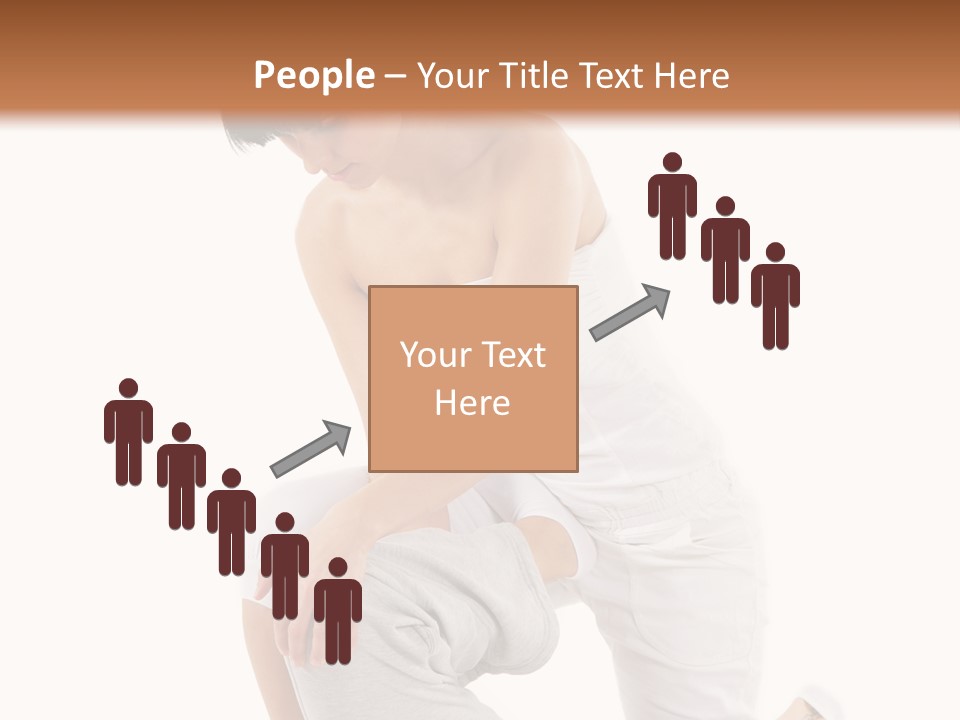 A Woman Getting A Massage From A Man On A Bed PowerPoint Template