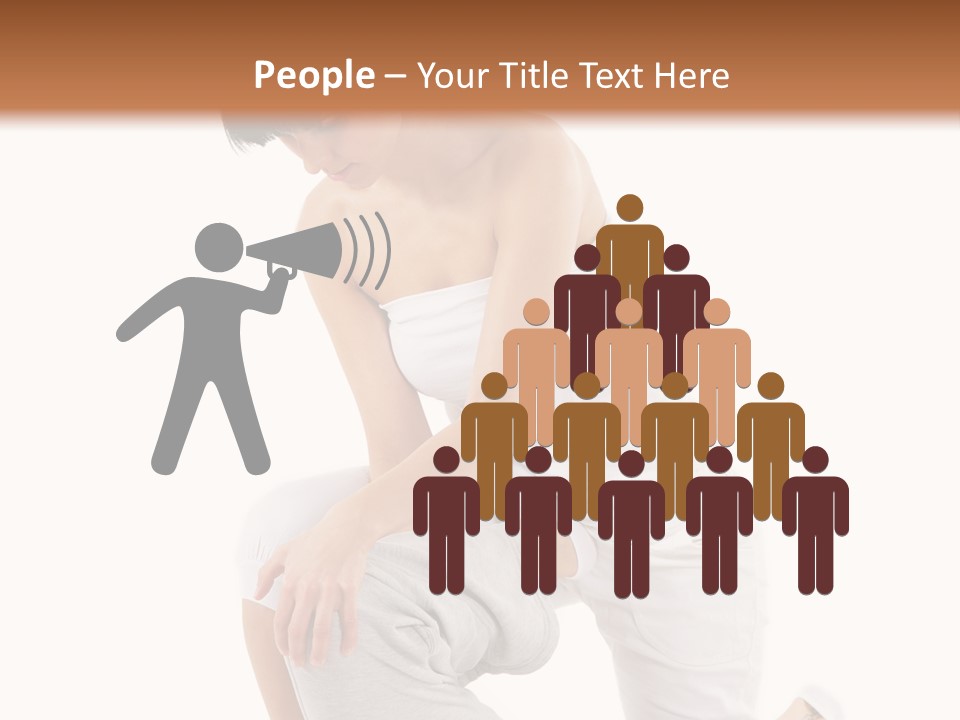 A Woman Getting A Massage From A Man On A Bed PowerPoint Template