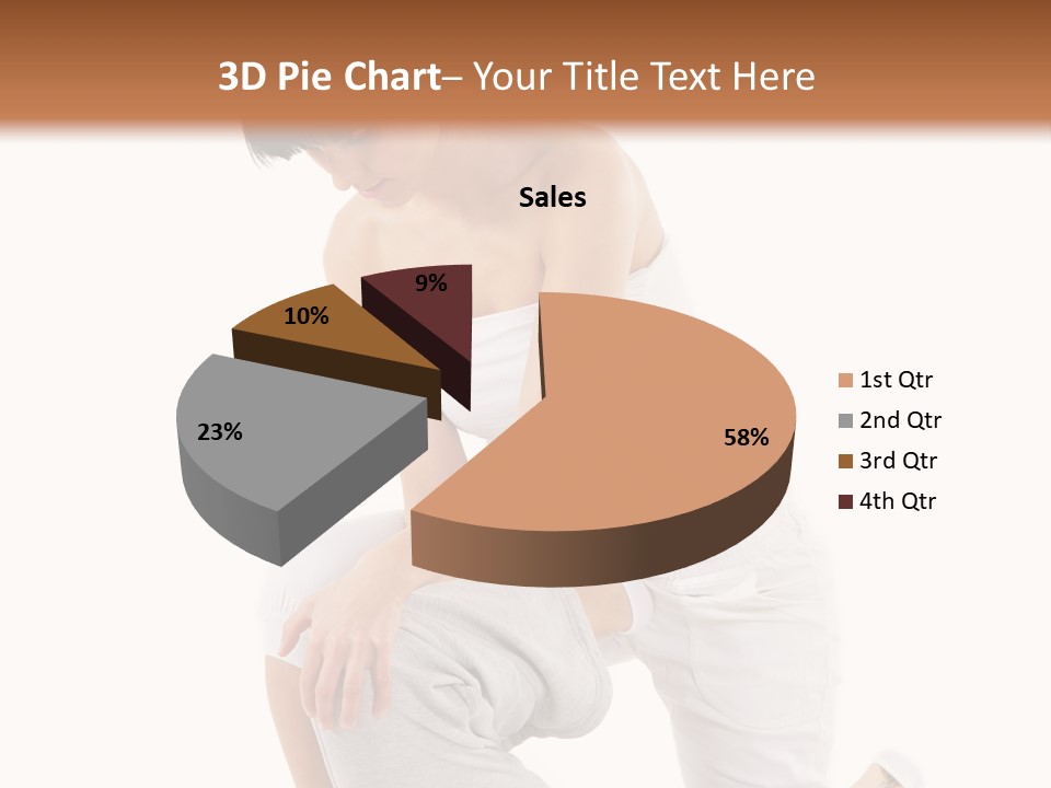 A Woman Getting A Massage From A Man On A Bed PowerPoint Template