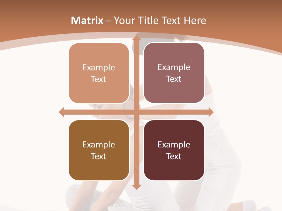 Two Women Sitting On A Bed With A White Background PowerPoint Template