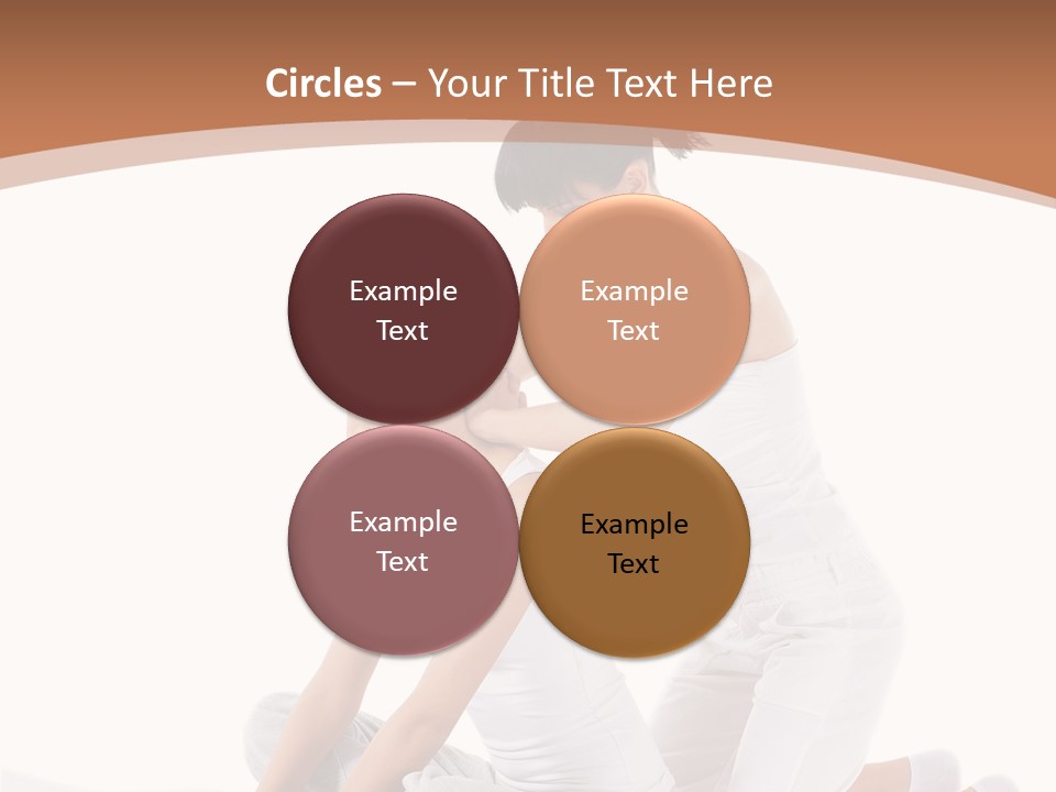 Two Women Sitting On A Bed With A White Background PowerPoint Template