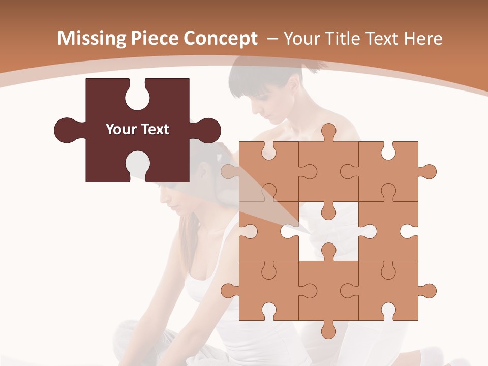 Two Women Sitting On A Bed With A White Background PowerPoint Template