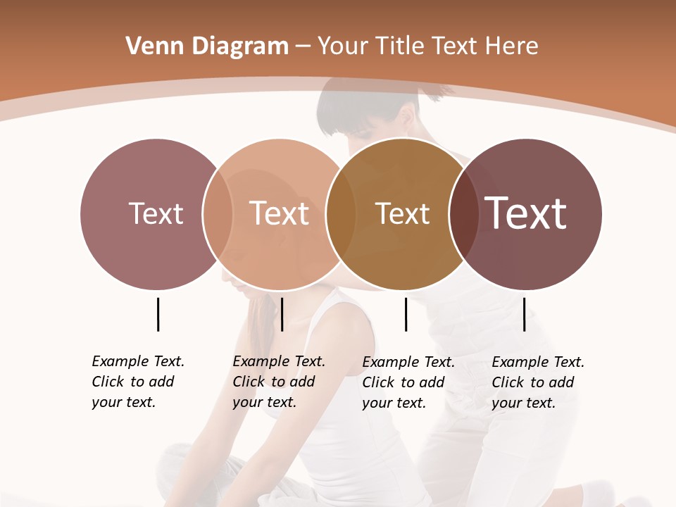 Two Women Sitting On A Bed With A White Background PowerPoint Template