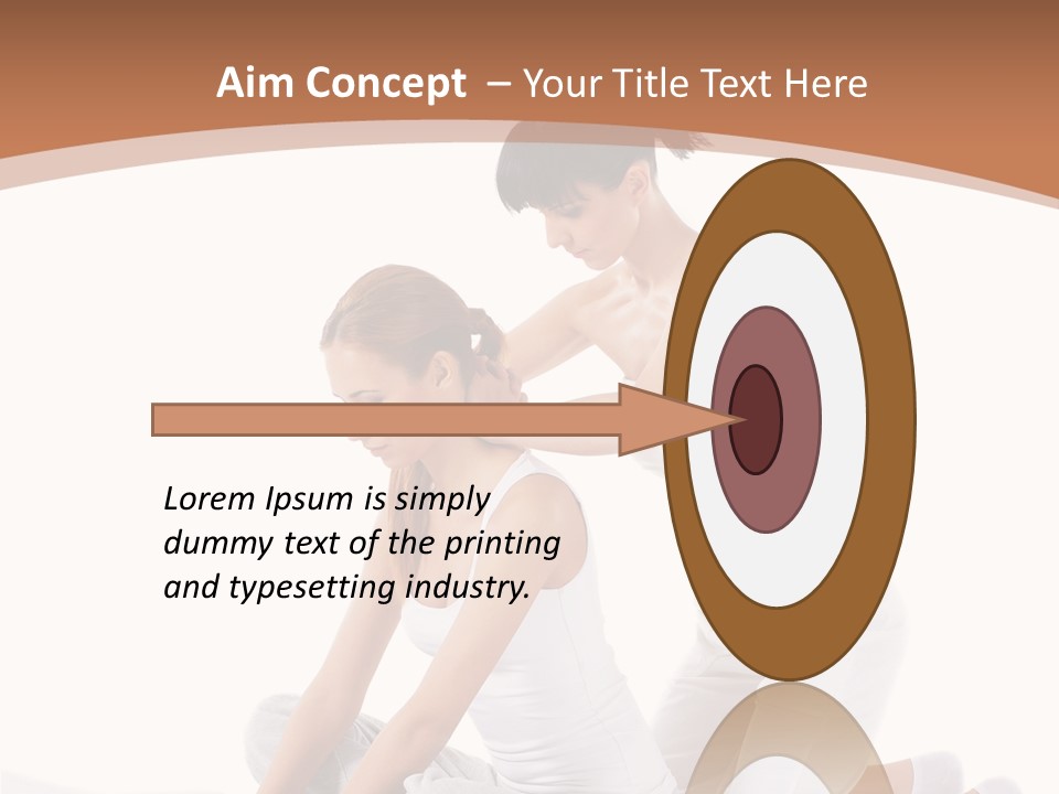 Two Women Sitting On A Bed With A White Background PowerPoint Template