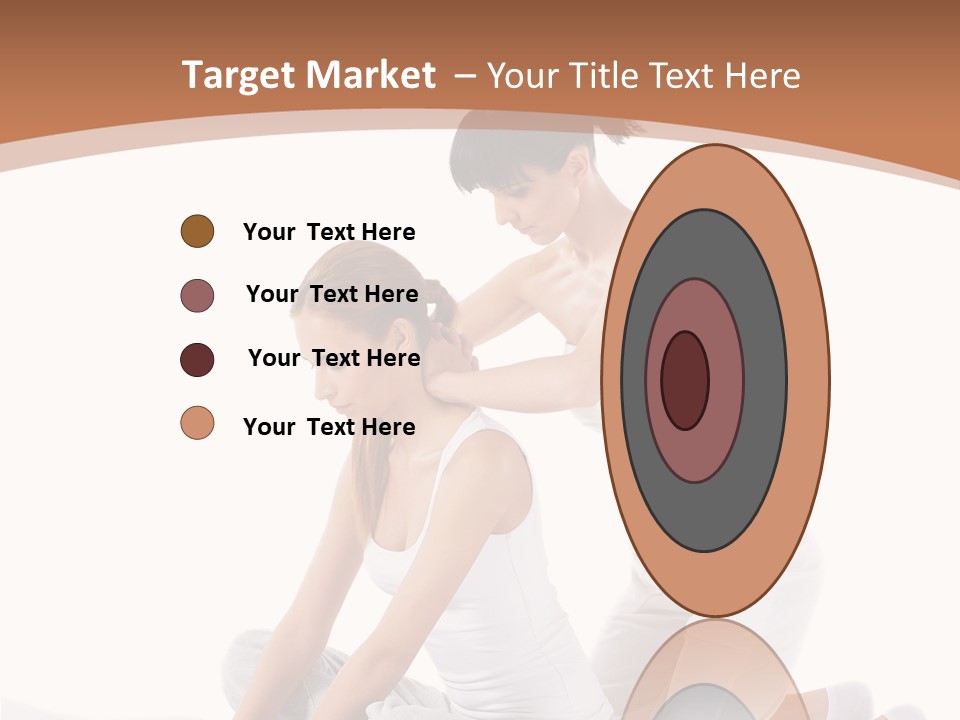 Two Women Sitting On A Bed With A White Background PowerPoint Template