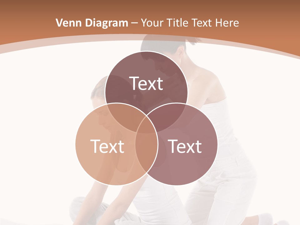 Two Women Sitting On A Bed With A White Background PowerPoint Template