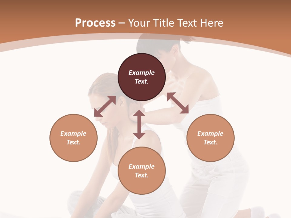 Two Women Sitting On A Bed With A White Background PowerPoint Template