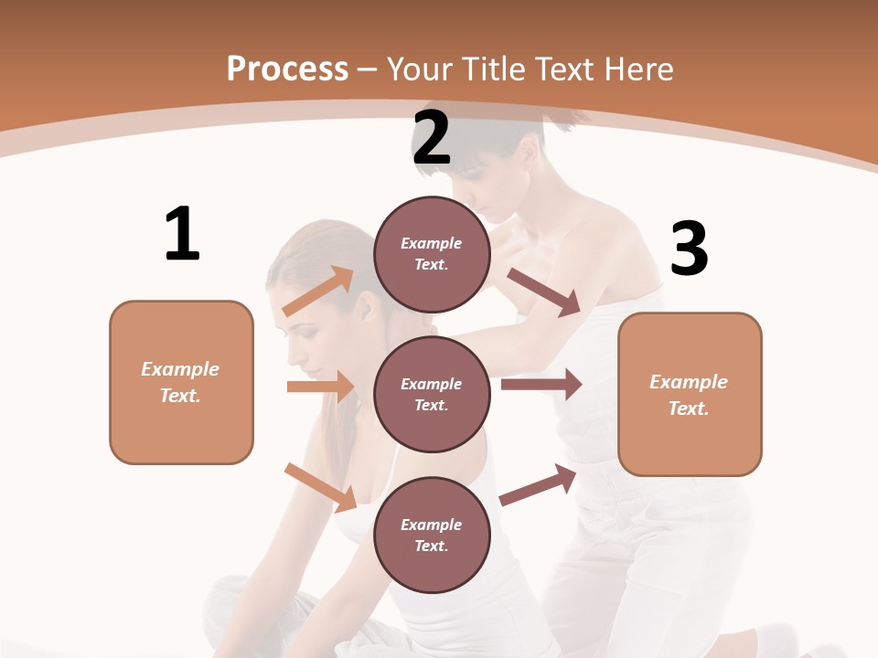 Two Women Sitting On A Bed With A White Background PowerPoint Template