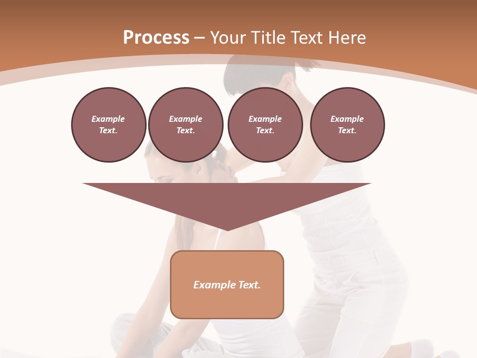 Two Women Sitting On A Bed With A White Background PowerPoint Template