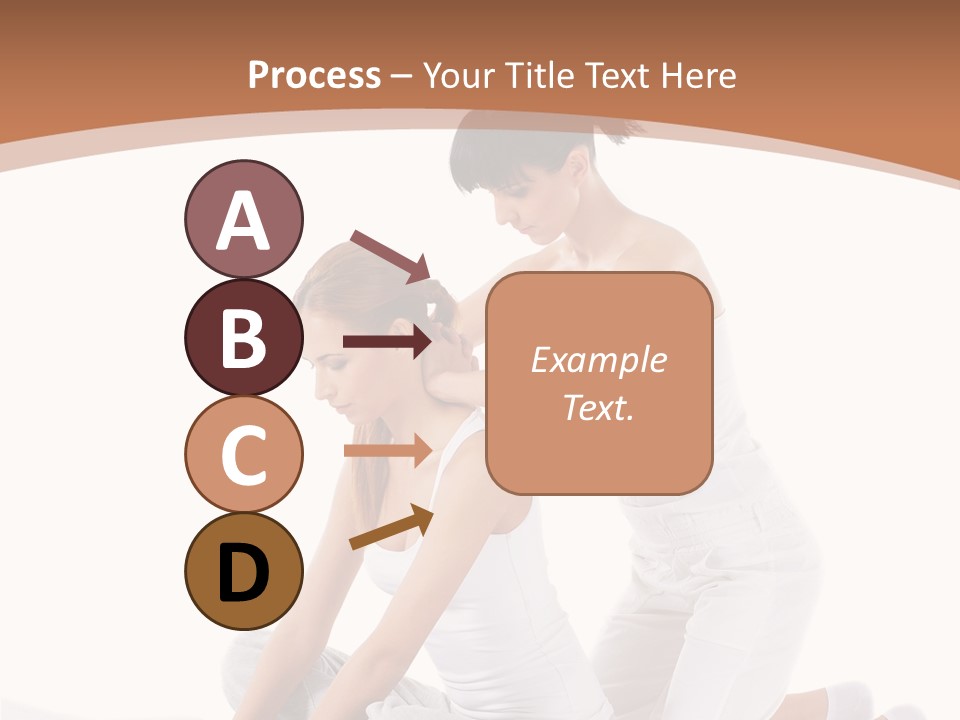 Two Women Sitting On A Bed With A White Background PowerPoint Template