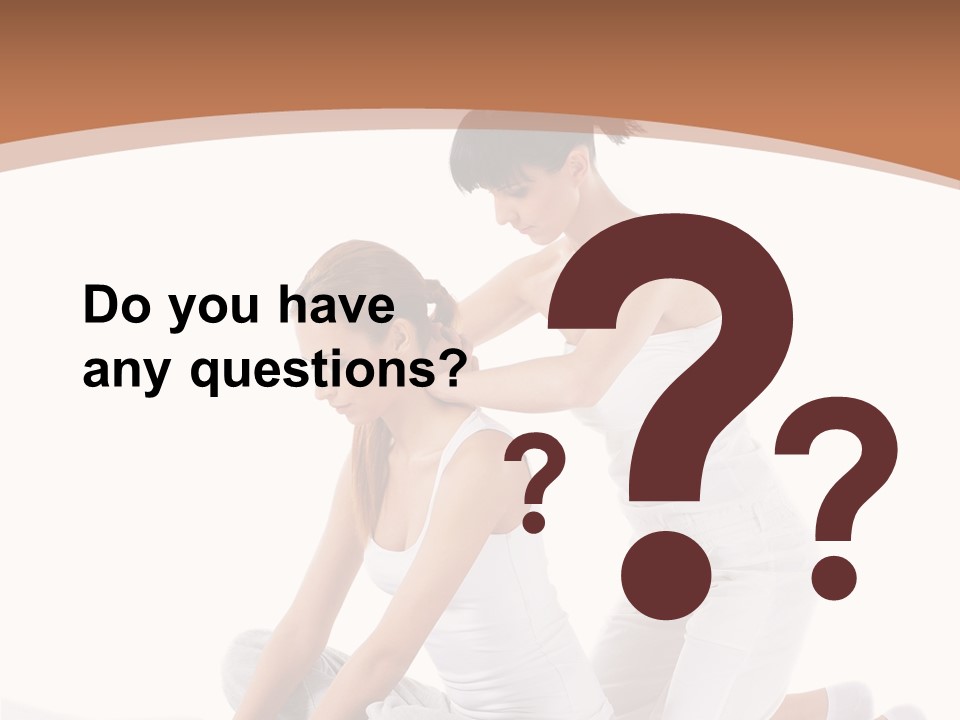 Two Women Sitting On A Bed With A White Background PowerPoint Template