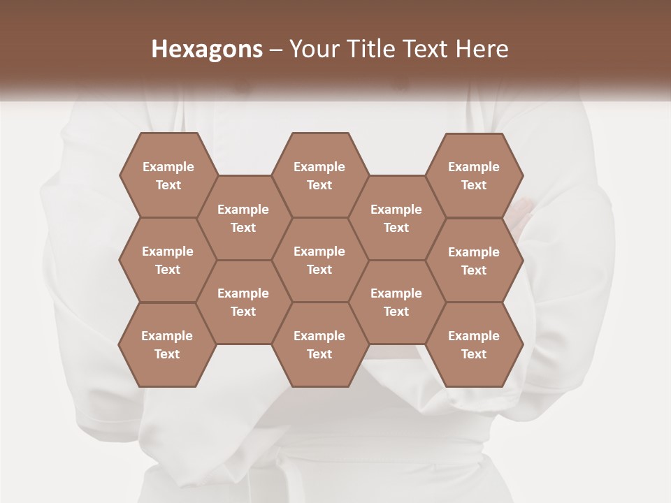 A Chef Is Standing With His Arms Crossed PowerPoint Template