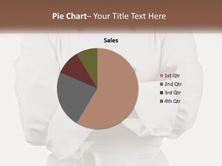 A Chef Is Standing With His Arms Crossed PowerPoint Template