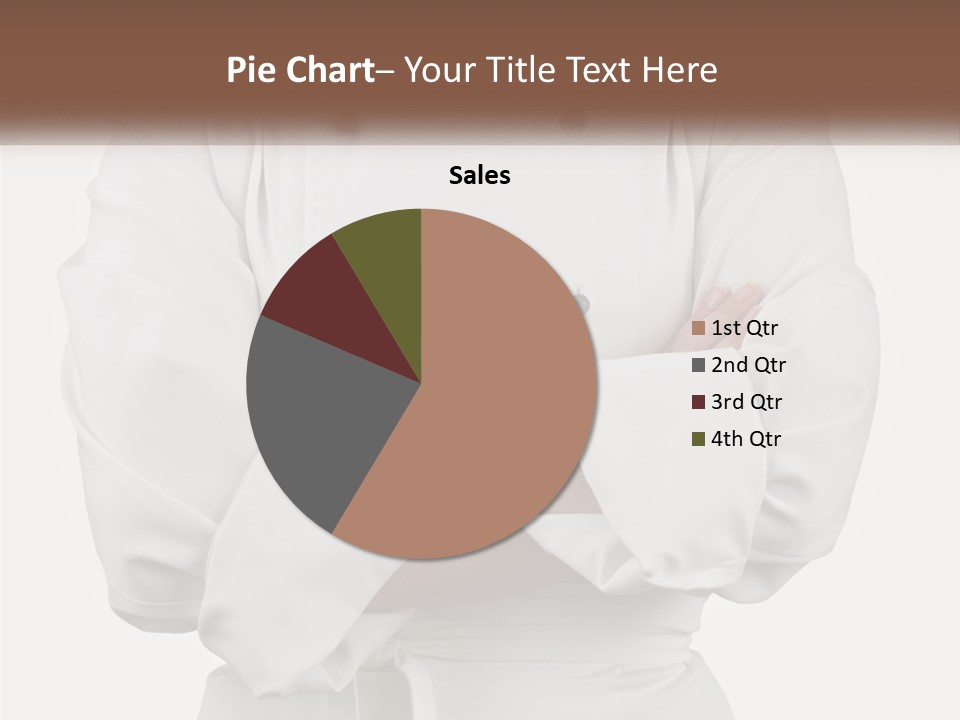 A Chef Is Standing With His Arms Crossed PowerPoint Template