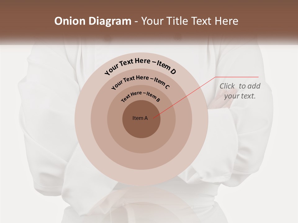 A Chef Is Standing With His Arms Crossed PowerPoint Template