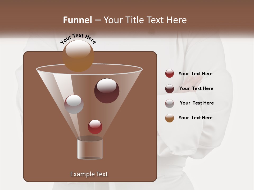 A Chef Is Standing With His Arms Crossed PowerPoint Template