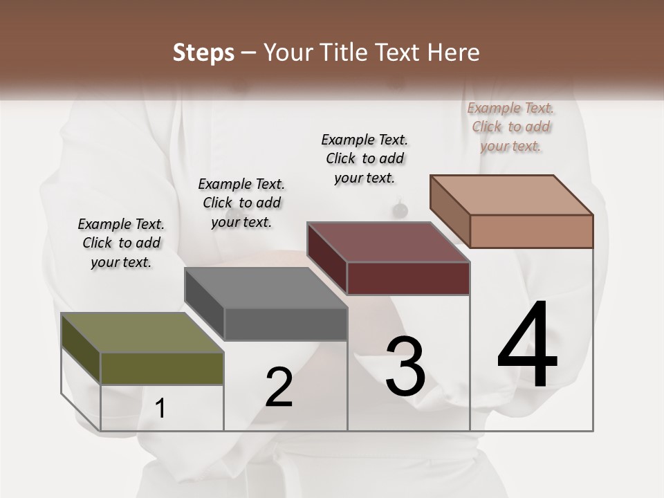 A Chef Is Standing With His Arms Crossed PowerPoint Template