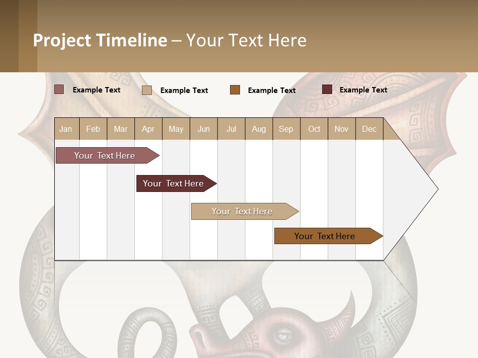A Picture Of A Mask With A Dragon On It PowerPoint Template