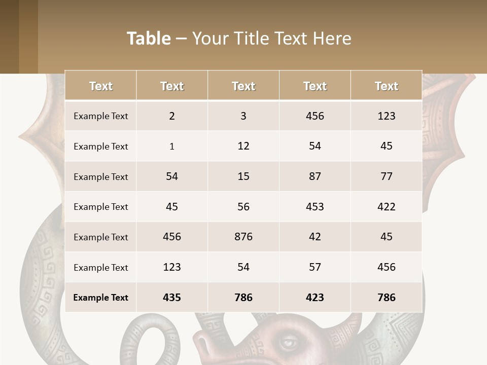 A Picture Of A Mask With A Dragon On It PowerPoint Template