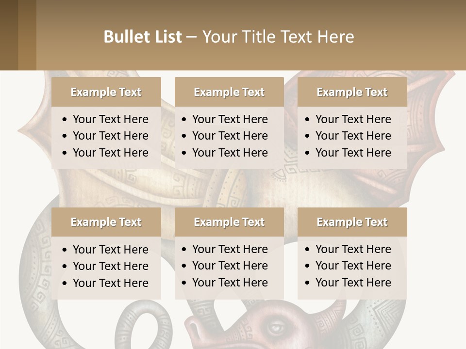 A Picture Of A Mask With A Dragon On It PowerPoint Template