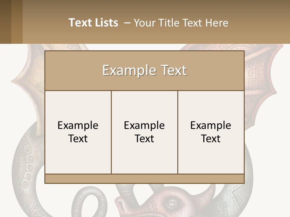 A Picture Of A Mask With A Dragon On It PowerPoint Template