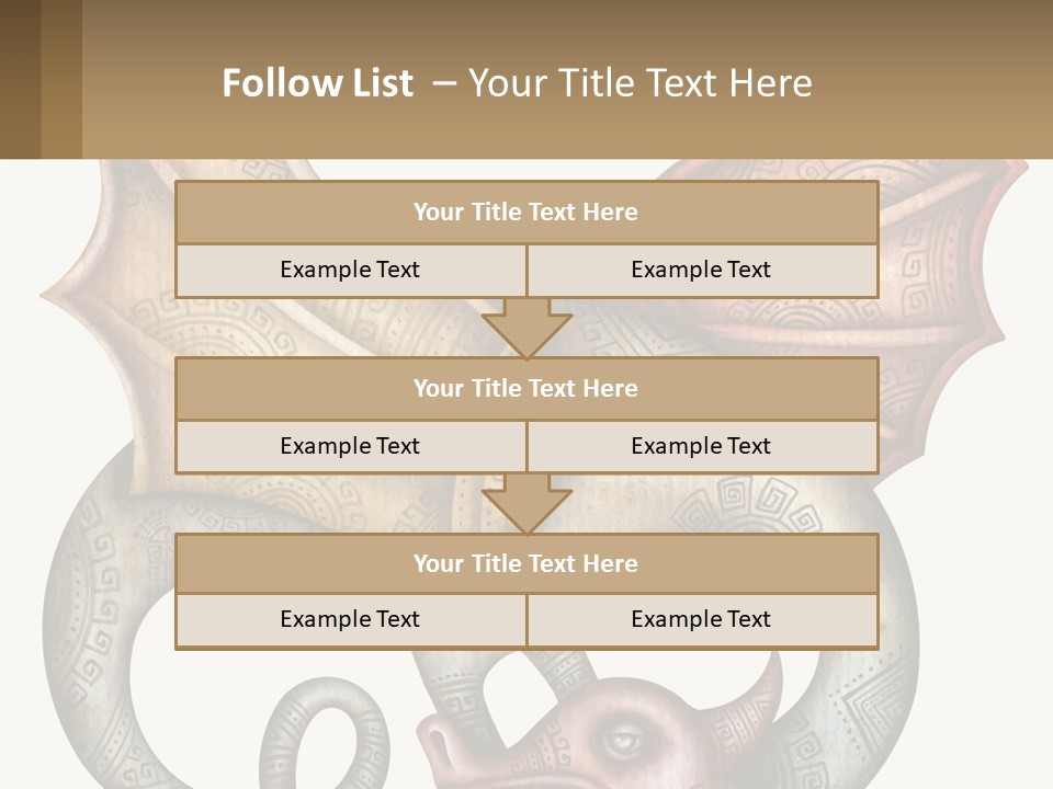 A Picture Of A Mask With A Dragon On It PowerPoint Template