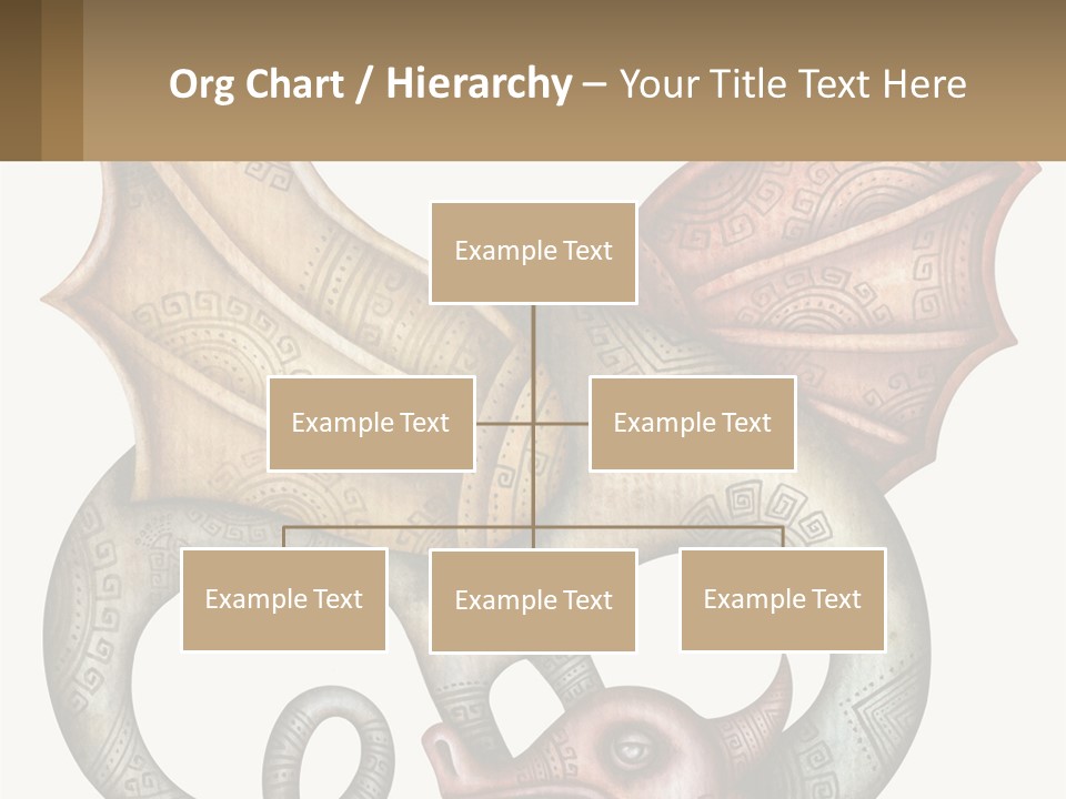 A Picture Of A Mask With A Dragon On It PowerPoint Template
