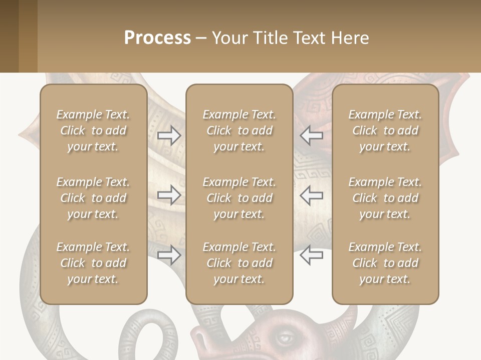 A Picture Of A Mask With A Dragon On It PowerPoint Template