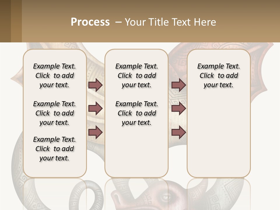 A Picture Of A Mask With A Dragon On It PowerPoint Template