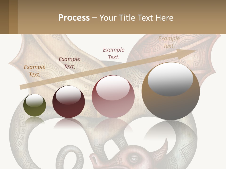 A Picture Of A Mask With A Dragon On It PowerPoint Template