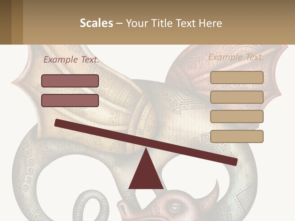 A Picture Of A Mask With A Dragon On It PowerPoint Template