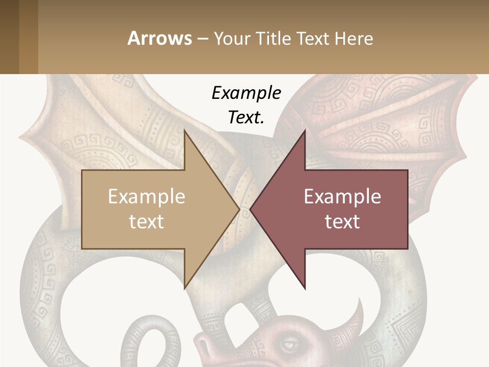 A Picture Of A Mask With A Dragon On It PowerPoint Template