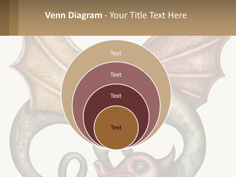 A Picture Of A Mask With A Dragon On It PowerPoint Template