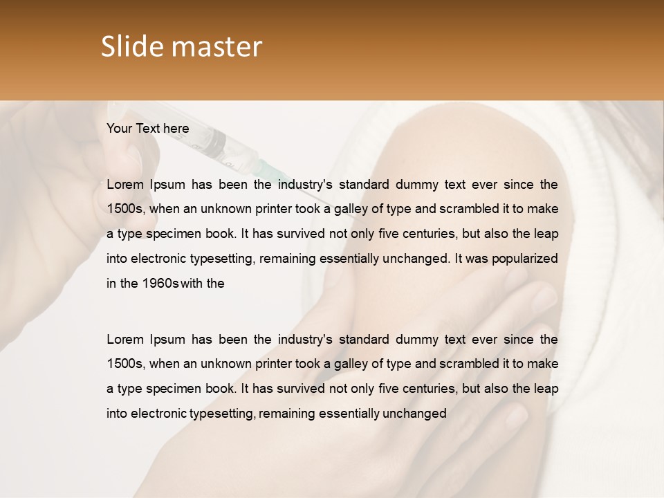A Woman Getting A Vaccium Injection From A Doctor PowerPoint Template