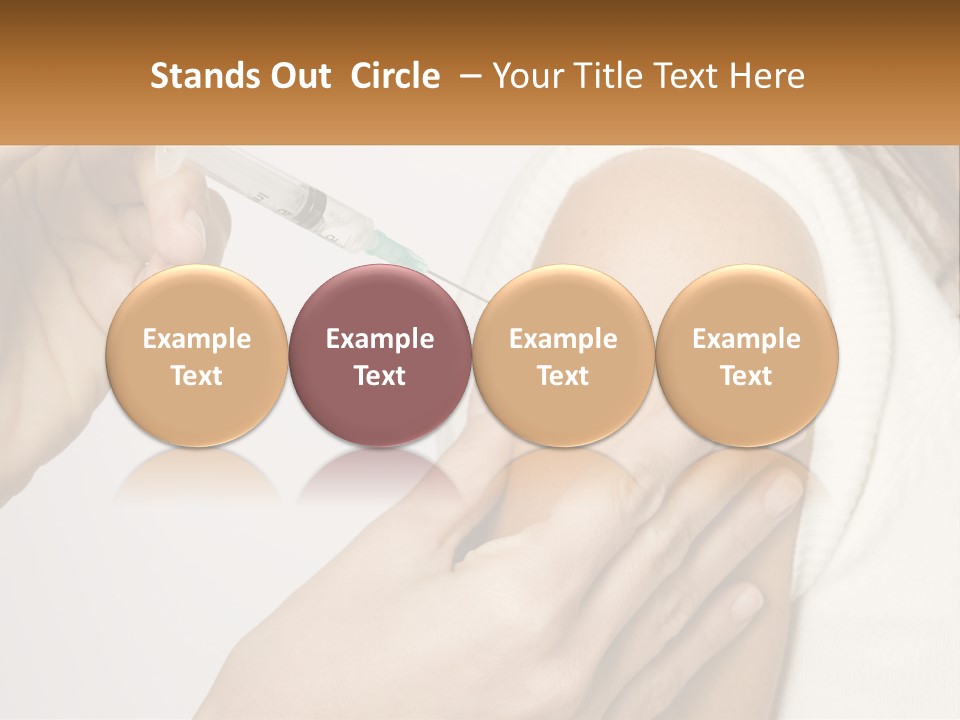 A Woman Getting A Vaccium Injection From A Doctor PowerPoint Template